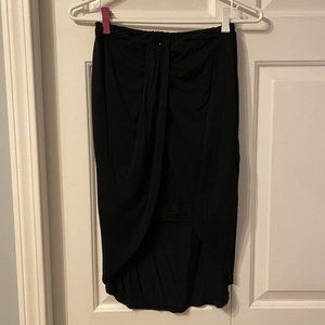 ~2 for $25 or 3 for $30 ~ Black two layer wrap skirt